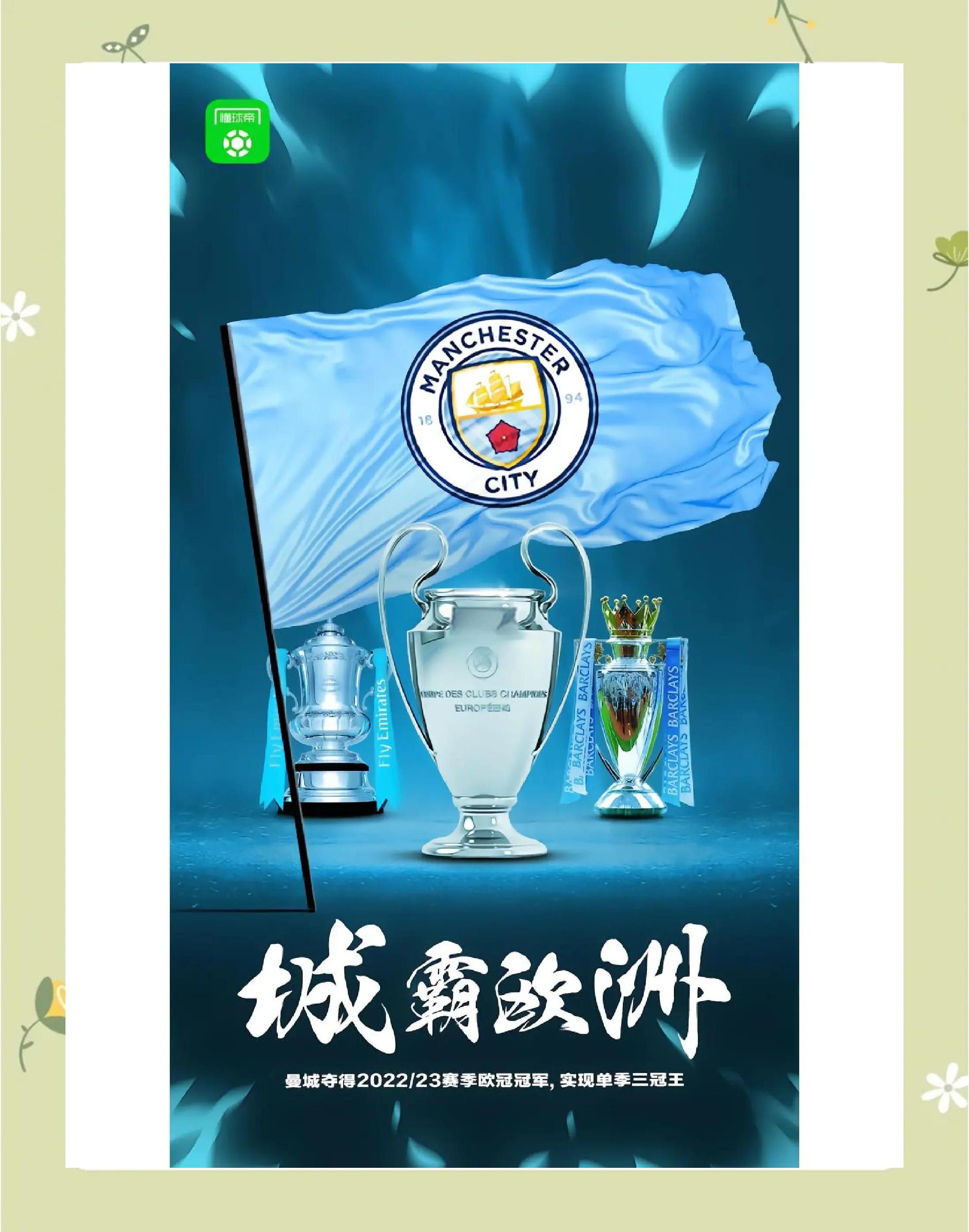 曼城精心备战，期待再次夺得胜利