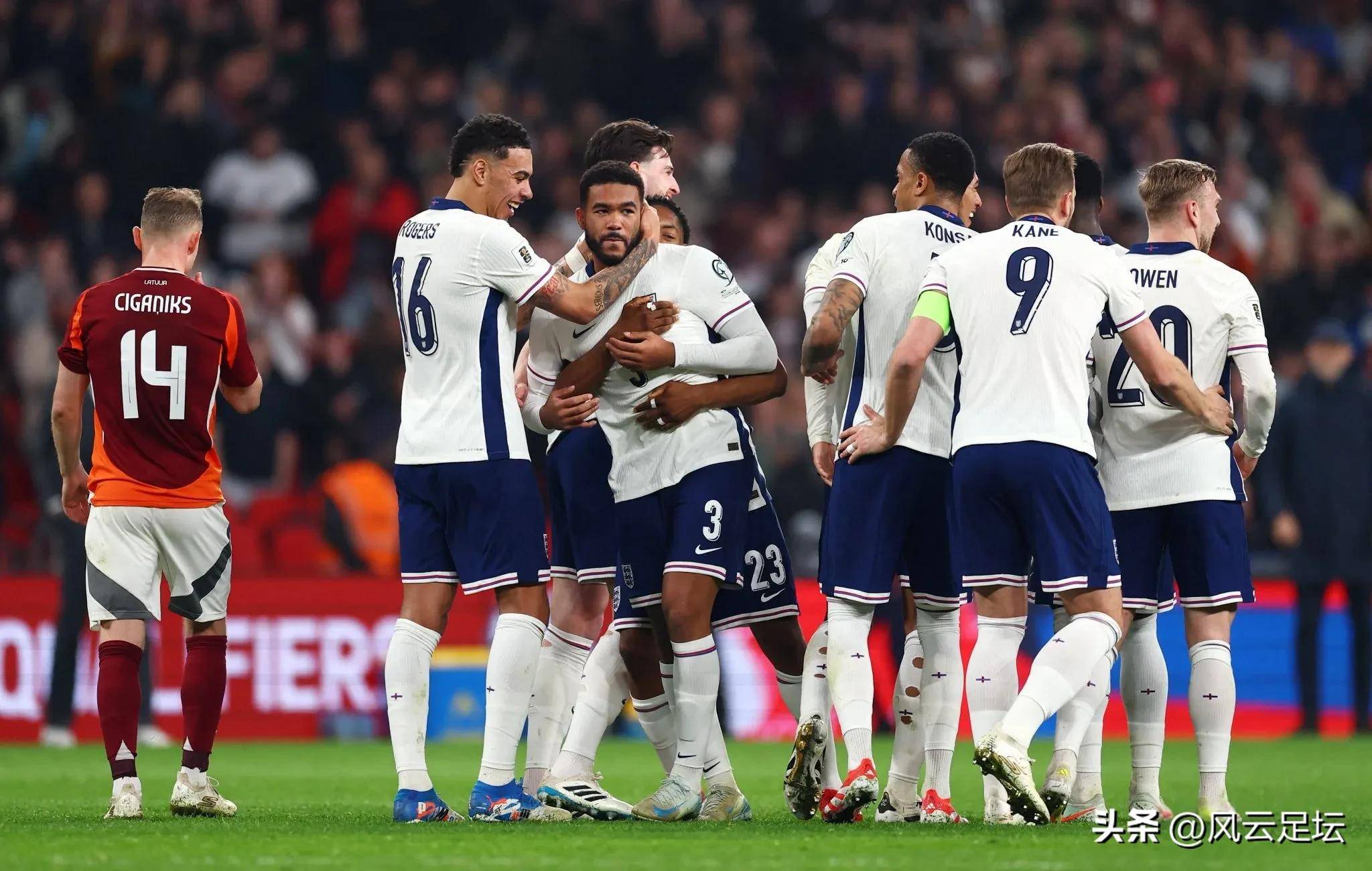 英格兰战平荷兰，提前锁定欧预赛小组头名