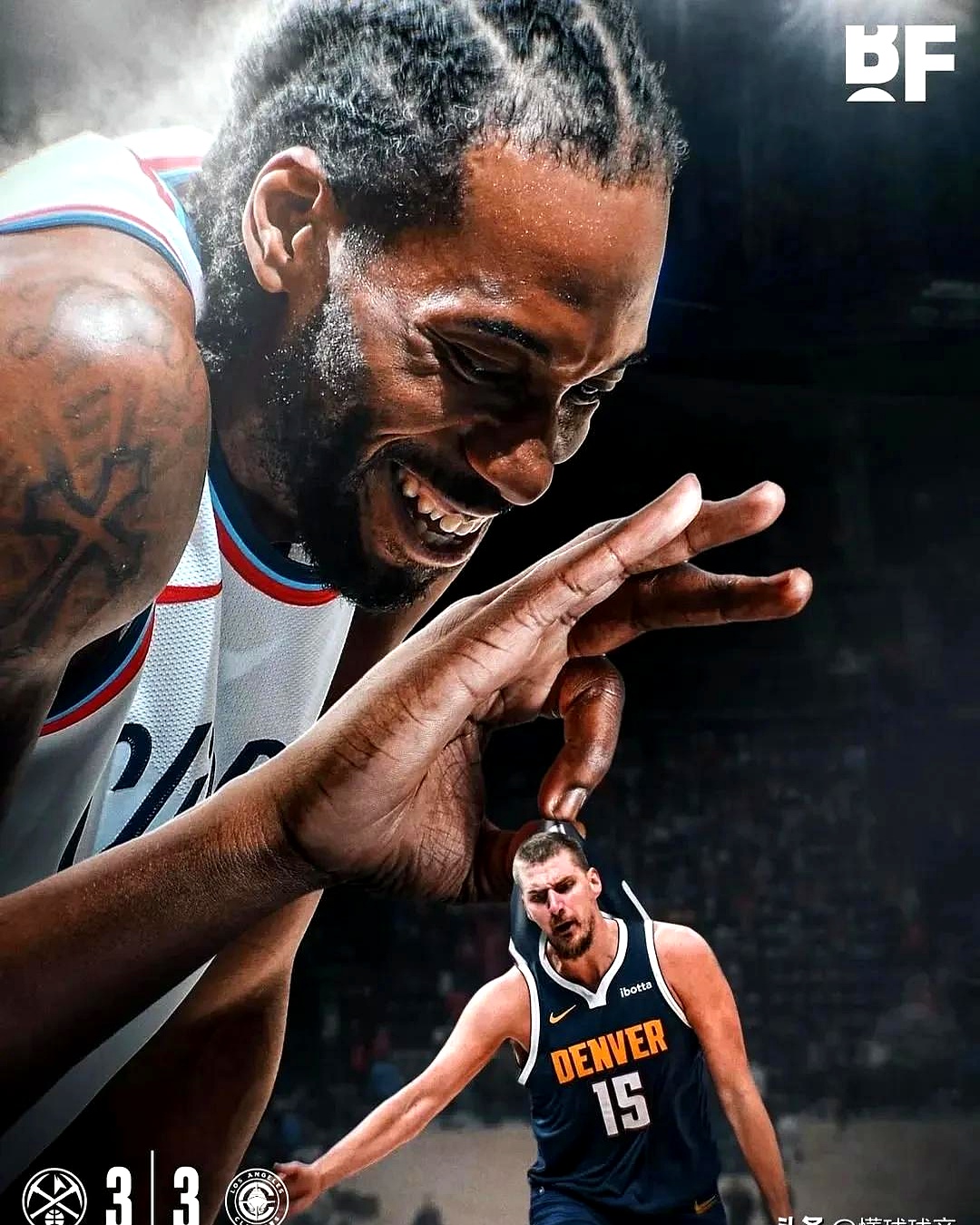 快船队客场险胜掘金队，莱昂纳德关键时刻发威